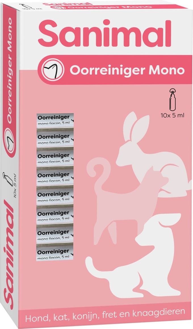 Sanimal Oorreiniger Mono - Oorverzorgingmiddel -