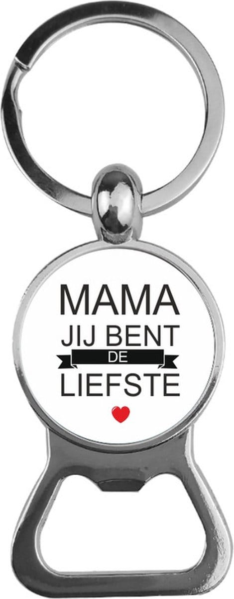 Bieropener Glas -  Mama Jij Bent De Liefste