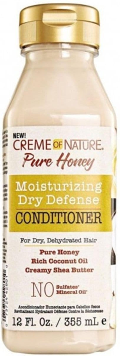 Conditioner Pure Honey Moisturizing Dry Defense Creme Of Nature (355 ml)