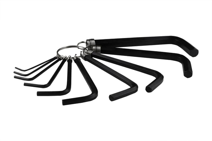 Wovar Inbussleutel Set 10|delig 1.5 / 10.0 mm