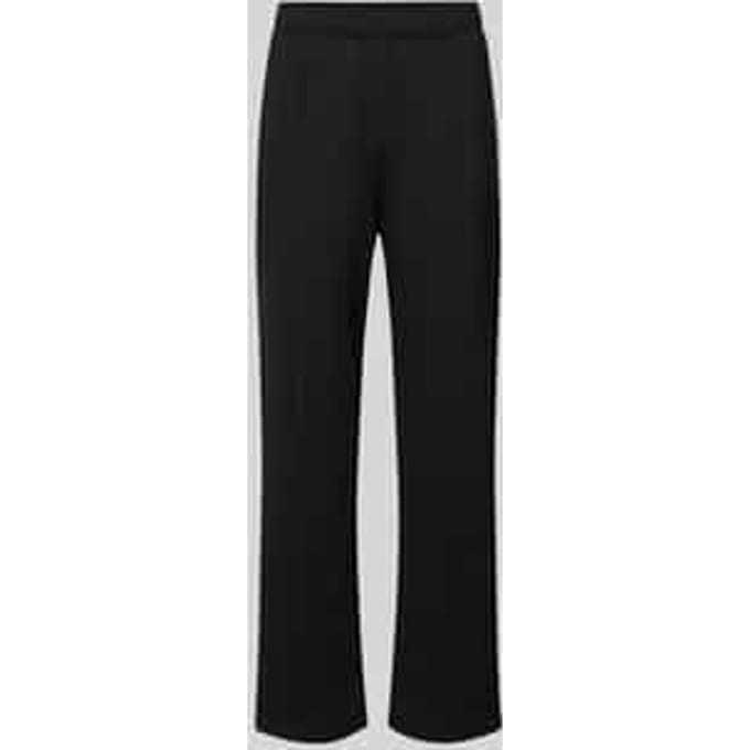 Sweatpants met lengtenaden en labelstitching