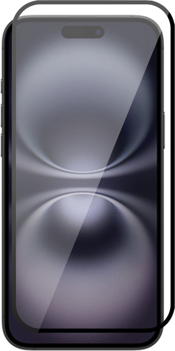 Screenprotector geschikt voor iPhone 16 Plus - Volledig Dekkend Gehard Glazen Tempered Glass Krasbestendige Screen Protector