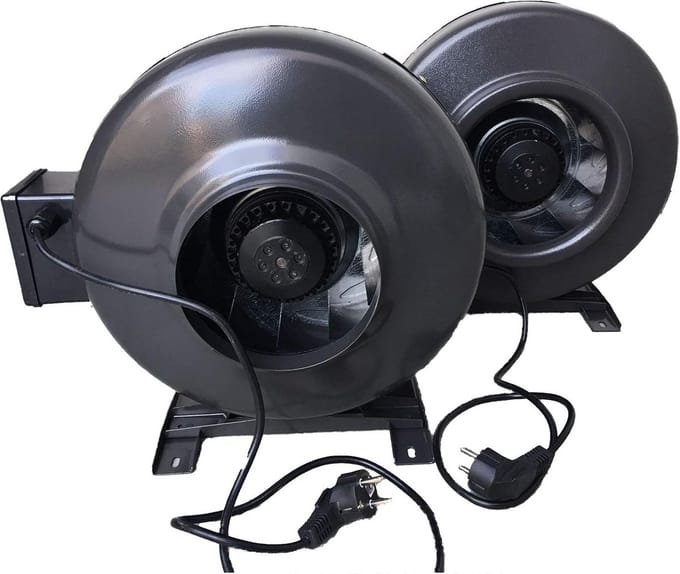 Krachtige Buisventilator met Voet voor Afzuiging en Ventilatiesystemen