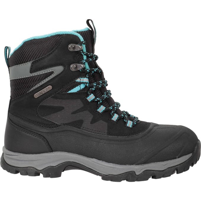 Mountain Warehouse Dames Ultra Piste Basher II Waterdichte Snowboots (Zwart)
