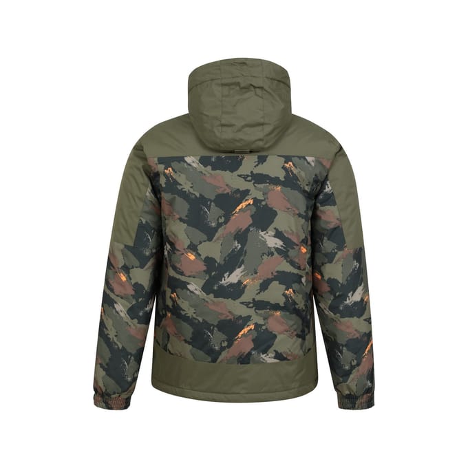 Mountain Warehouse Heren Camo Ski-jas & -broek (Groen)
