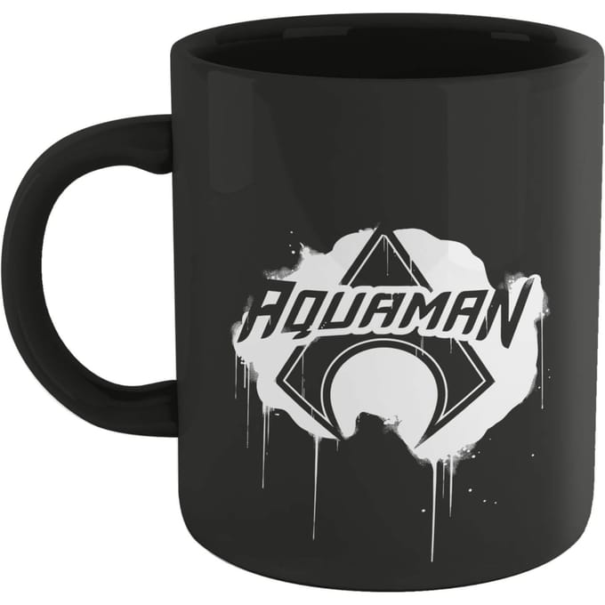 Aquaman Graffiti Mug - Black
