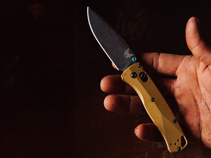 Benchmade Bugout Burnt Brass