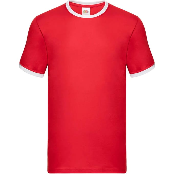 T-shirt Fruit of the Loom Ringer