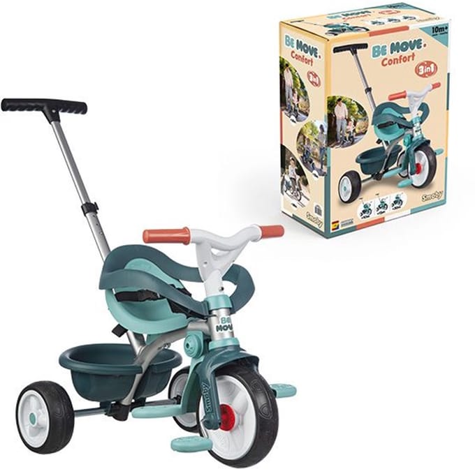 Smoby - Be Move Comfort - Tricycle Blue - Driewieler - Vanaf 10m.