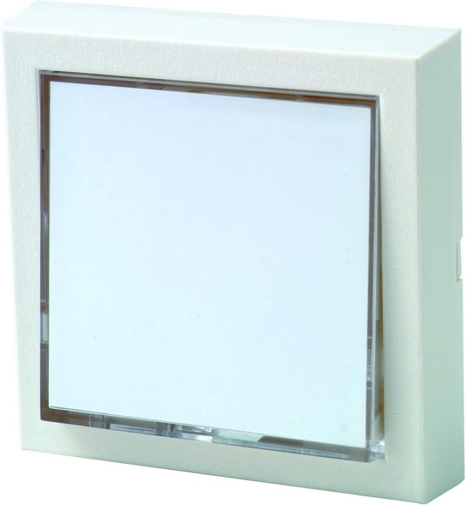 Belschakelaar - Drukknop Deurbel - Toegangscontrole - Met Naamplaat - 6x6 cm