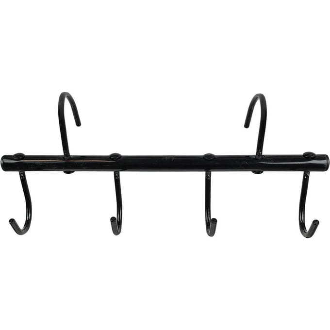 York Steel Coat Zwart met 4 Haken - Draagbaar