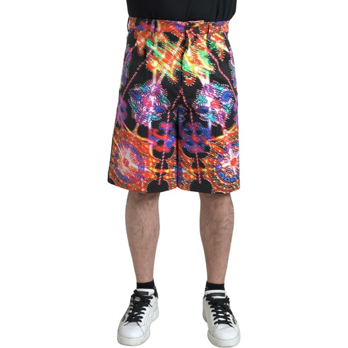 Casual Shorts Multicolor Print