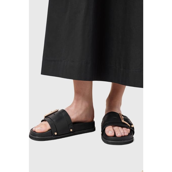 AllSaints Ellie Stud Slider Black Taglia: 37 | Infradito Outlet | Donna | Nero