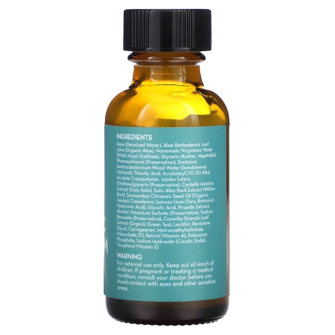 Pure Body Naturals, Resurfacing Glycolic Acid Serum, 1 fl oz (30 ml) blue