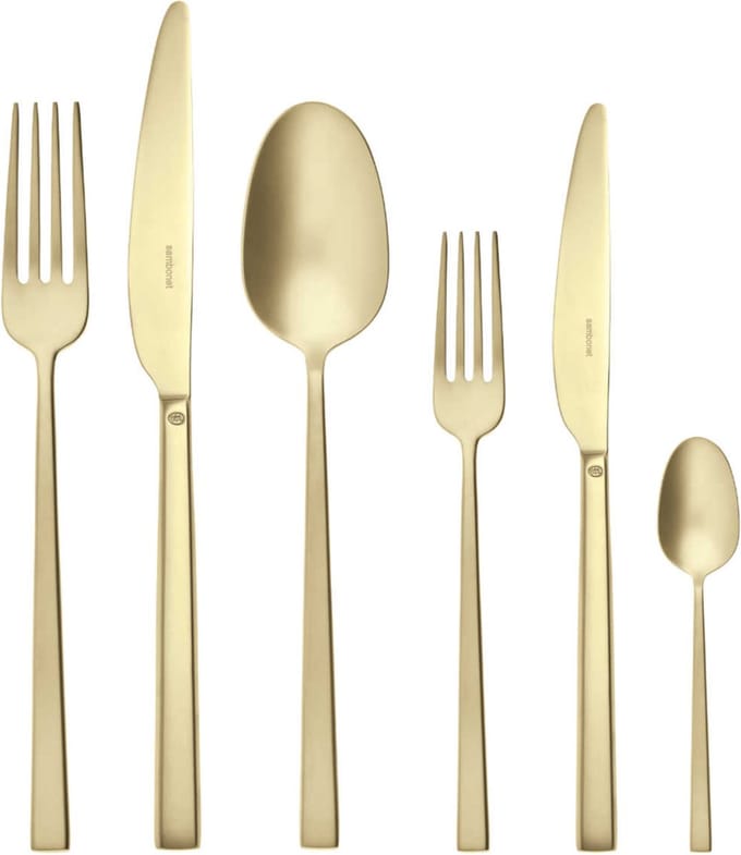 Sambonet Bestekset Rock - Antique Champagne - 36 delig / 6 personen