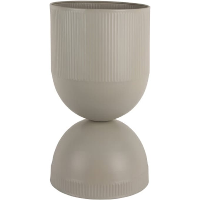 Present Time - Bloempot Tonar Large - Warmgrijs