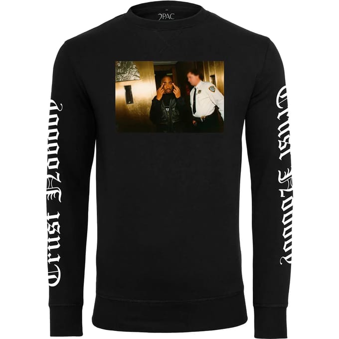 Mister Tee Tupac - Tupac Trust Sweater/trui - M - Zwart