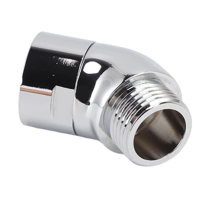 Handdouche Elleboogadapter 135 Graden Douchekop Messing Elleboogadapter Doucheaccessoires G1/2in gray