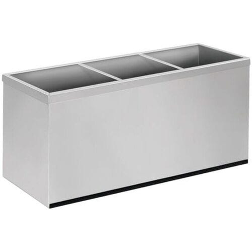 GGM Gastro RVS frame voor sausdispensers - 3x 2 L - passend voor SEK2 zilver