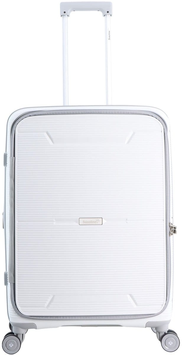 Saxoline Blue Boho Harde koffer / Trolley / Reiskoffer - (Medium) - Wit - Wit / Medium