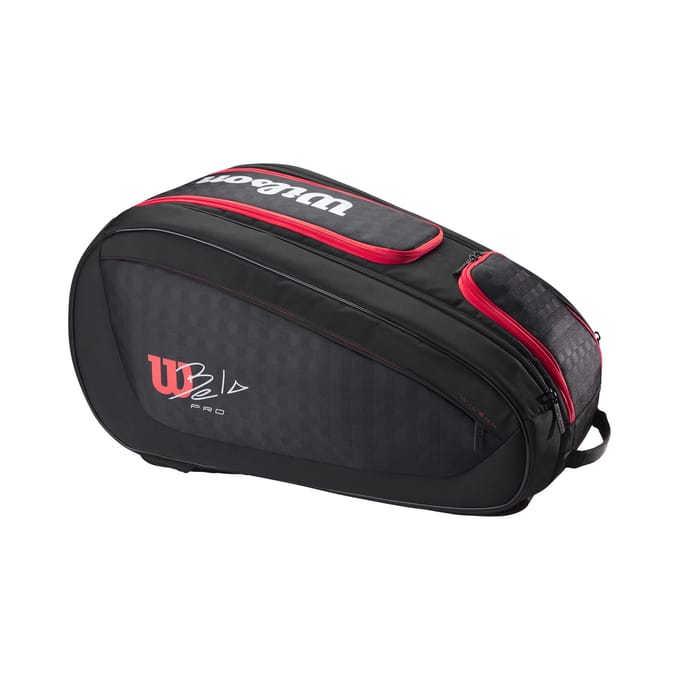 Wilson Bela V3 Padel Racket Bag - Zwart/Rood, Ruim & Thermisch