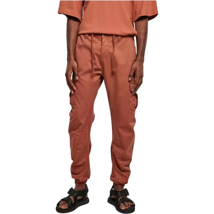 Urban Classics - Cargo Heren joggingbroek - S - Oranje