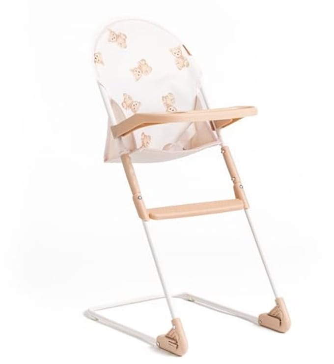 Teddybeer Kinderstoel met Afwasbaar Dienblad
