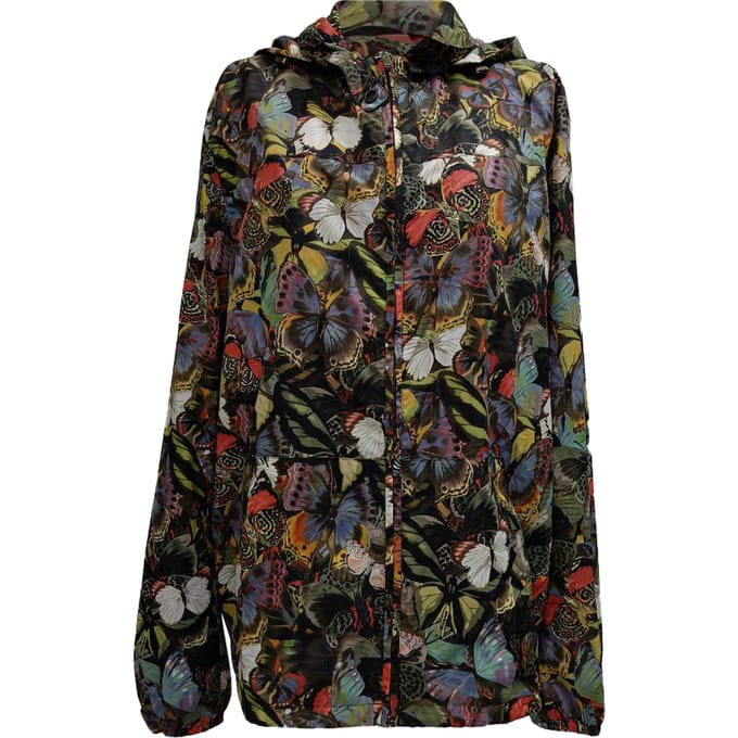 Valentino Garavani Camubutterfly bedrukte windbreakerjas van polyester in meerdere kleuren