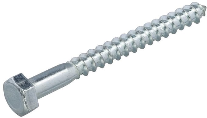 Hoenderdaal houtdraadbout gegalvaniseerd 12 x 180 mm din 571