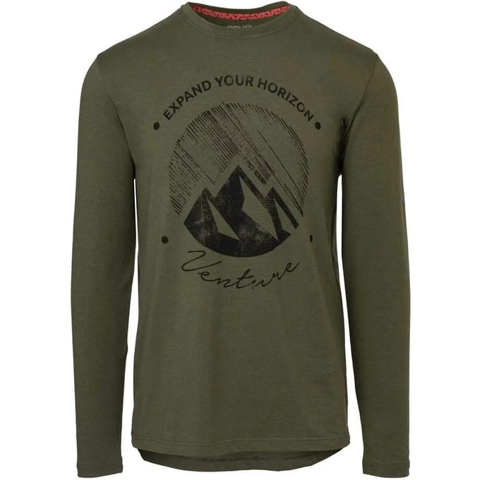 Performance Long Sleeve T-shirt Venture Unisex - Groen - XL