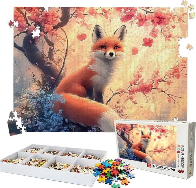 Houten Puzzel - Puzzel 5000 stukjes - Ontspanning thuis - Perfecte vertanding - 156 x 105 cm - Meerdere kleuren