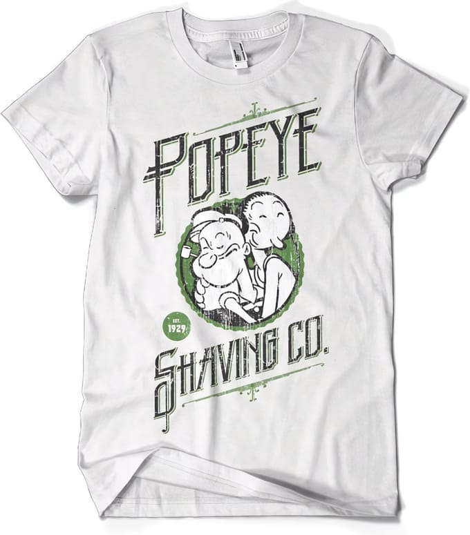 Popeye Shaving Co Big Tall T-shirt KF-1-POP010-H48-2