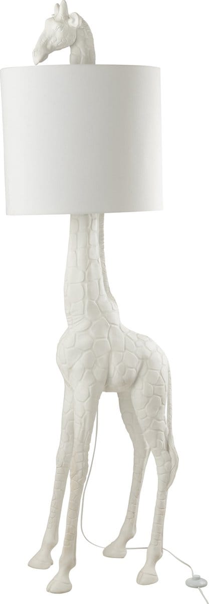J-Line lamp Giraf - polyresin - wit