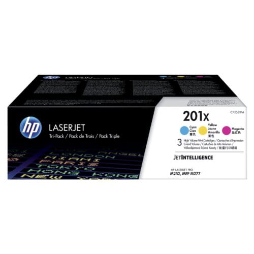 Tonercartridge hp cf253xm 201x 3 kleuren