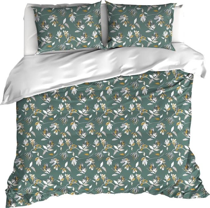 De Witte Lietaer Dekbedovertrek Acacia, Nimbus Cloud - 200 x 200/220 - Katoen Percal