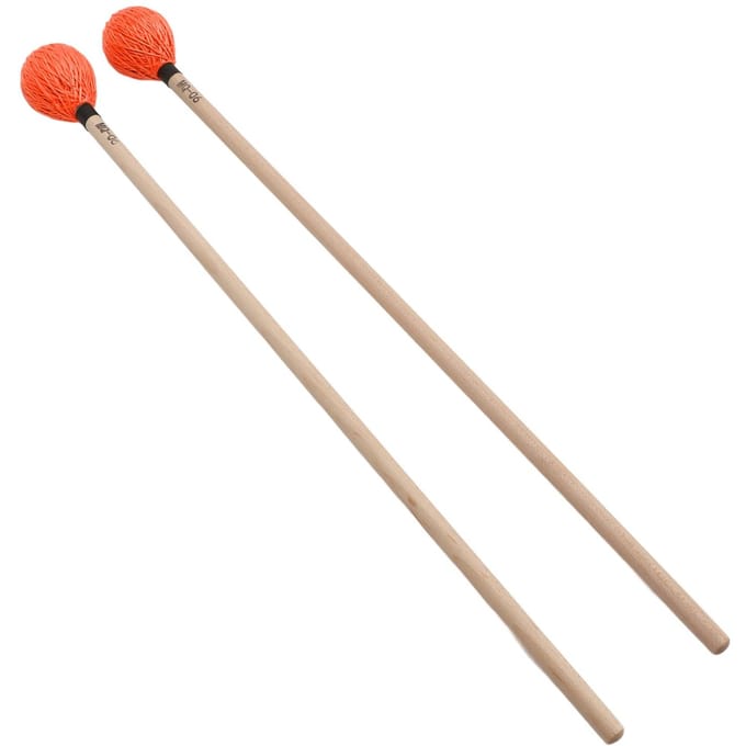 1 Paar Marimba Mallets Medium Hard Garenkop met Esdoorn Handvat voor Percussie Spelen MQ‑06
