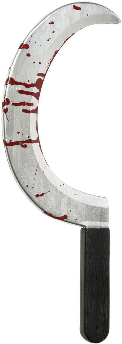Sikkel met bloed 45cm