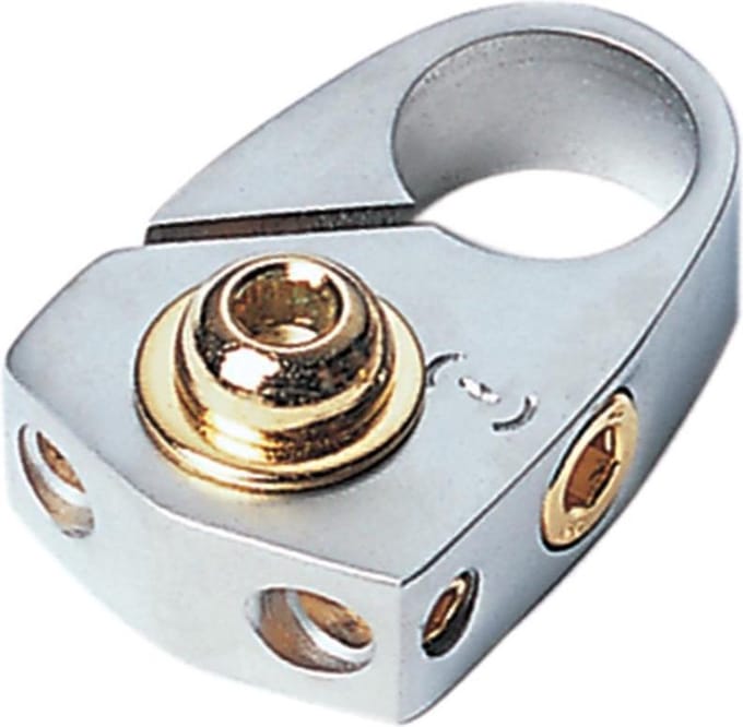 Batterij Behuizing /minus pole with battery cap 2 x 10mm²