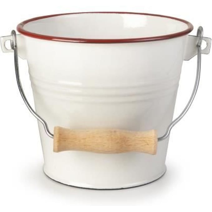 Seau - IBILI - 909314 - Inox - Blanc - Diamètre 14 cm - 1,5 L blanc