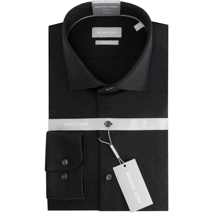Slim fit piqué shirt Michael Kors Solid