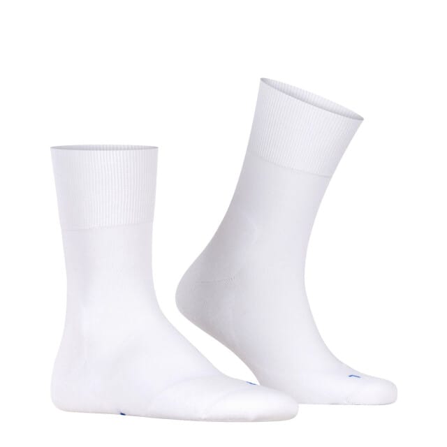 FALKE Run eenkleurig katoen functioneel materiaal sokken unisex wit - maat 35-36