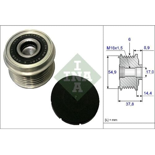 Schaeffler Ina Generator vrijloop INA 535 0217 10