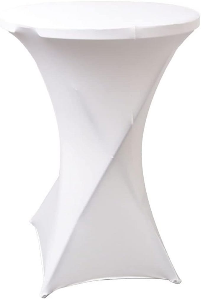 Stretch Tafelhoes voor statafel en bistrotafel - Ø 60-80 cm - Elastisch en Afwasbaar