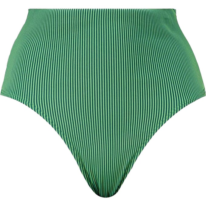 Puma Dames/Dames Streep Hoog Taille Bikinibroekje (Groen)