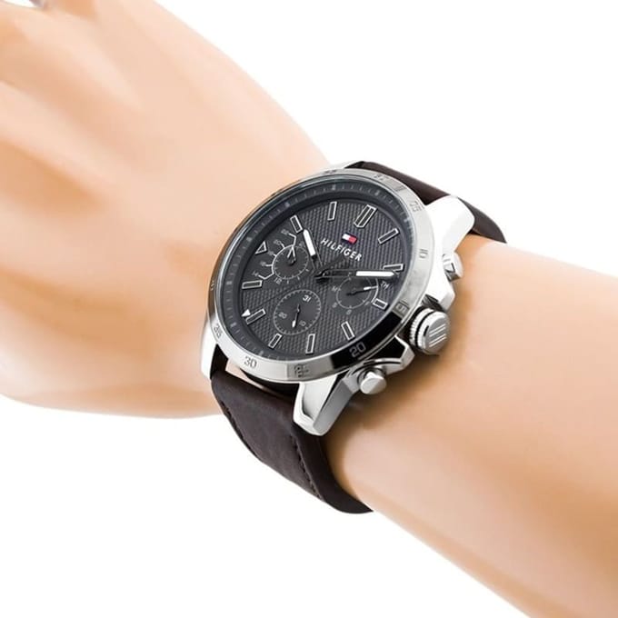 Tommy Hilfiger 1791562 Herenhorloge 46 bruin