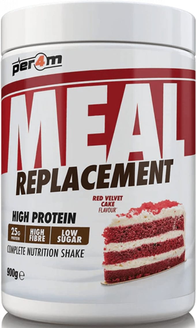Per4m Meal Replacement (900g) Red Velvet Cake - Eiwitten - Maaltijdvervangers
