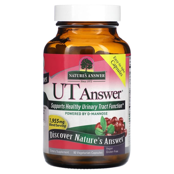 Nature'S Answer, Ut Answer, 1.955Mg, 90 Plantaardige Capsules (651,66 mg per capsule)
