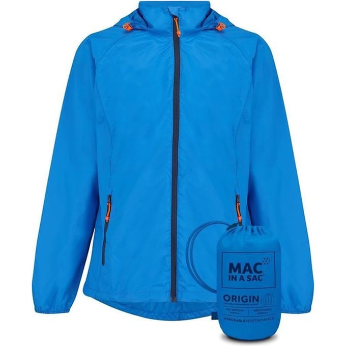 Mac in a Sac Origin 2 Regenjas Kinderen - Ocean Blue - 6/7 jaar