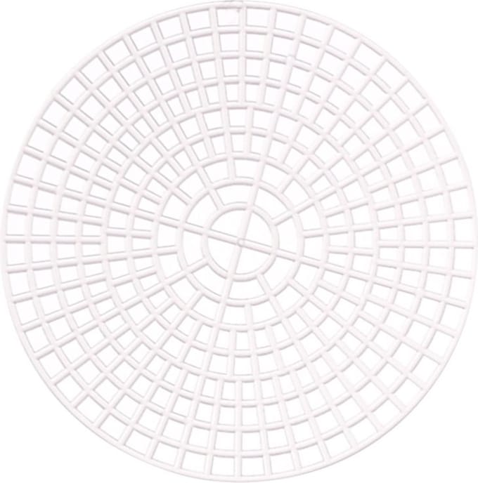 Vaessen Creative Plastic Stramien - Ø7,5cm - Clear - 10 stuks