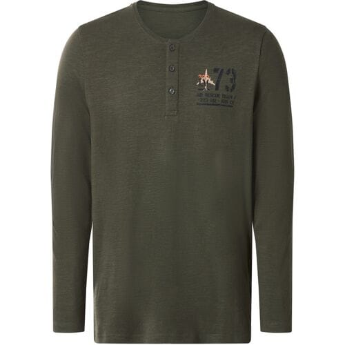 esmara Men Heren longsleeve (Groen, L)